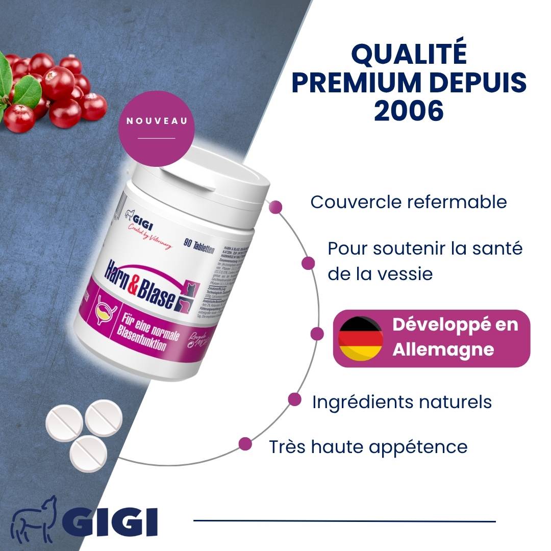 Soutien Vessie & Urinaire Chiens & Chats 28 comprimés GIGI VET - Image 3