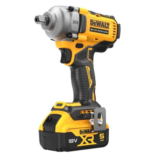 Boulonneuse à chocs 1/2' compacte XR 18V - DEWALT - avec 2 batteries 18V 5.0Ah - chargeur - coffret - DCF892P2T-QW - Image 2