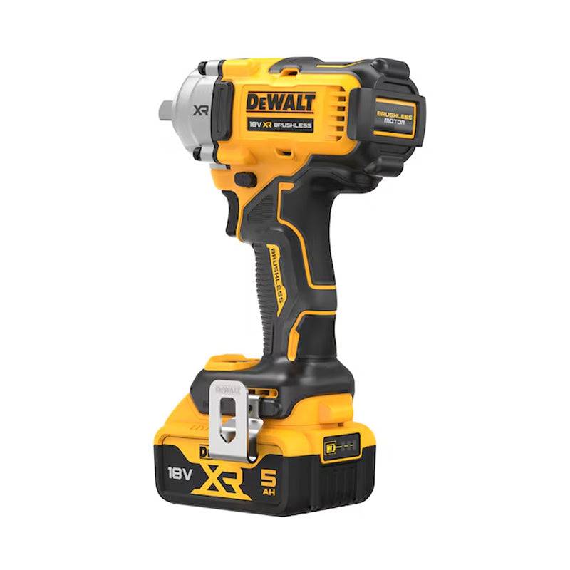 Boulonneuse à chocs 1/2' compacte XR 18V - DEWALT - avec 2 batteries 18V 5.0Ah - chargeur - coffret - DCF892P2T-QW - Image 4