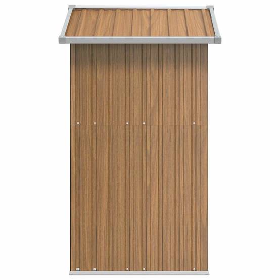 Vidaxl - Abri de jardin marron 126 x 97,5 x 177 cm en acier galvanisé vidaXL 316236 - Image 6