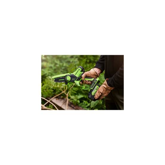 Greenworks - Scie de jardin 10 cm 24V GREENWORKS - Sans batterie ni chargeur - G24MCS10 - Image 3