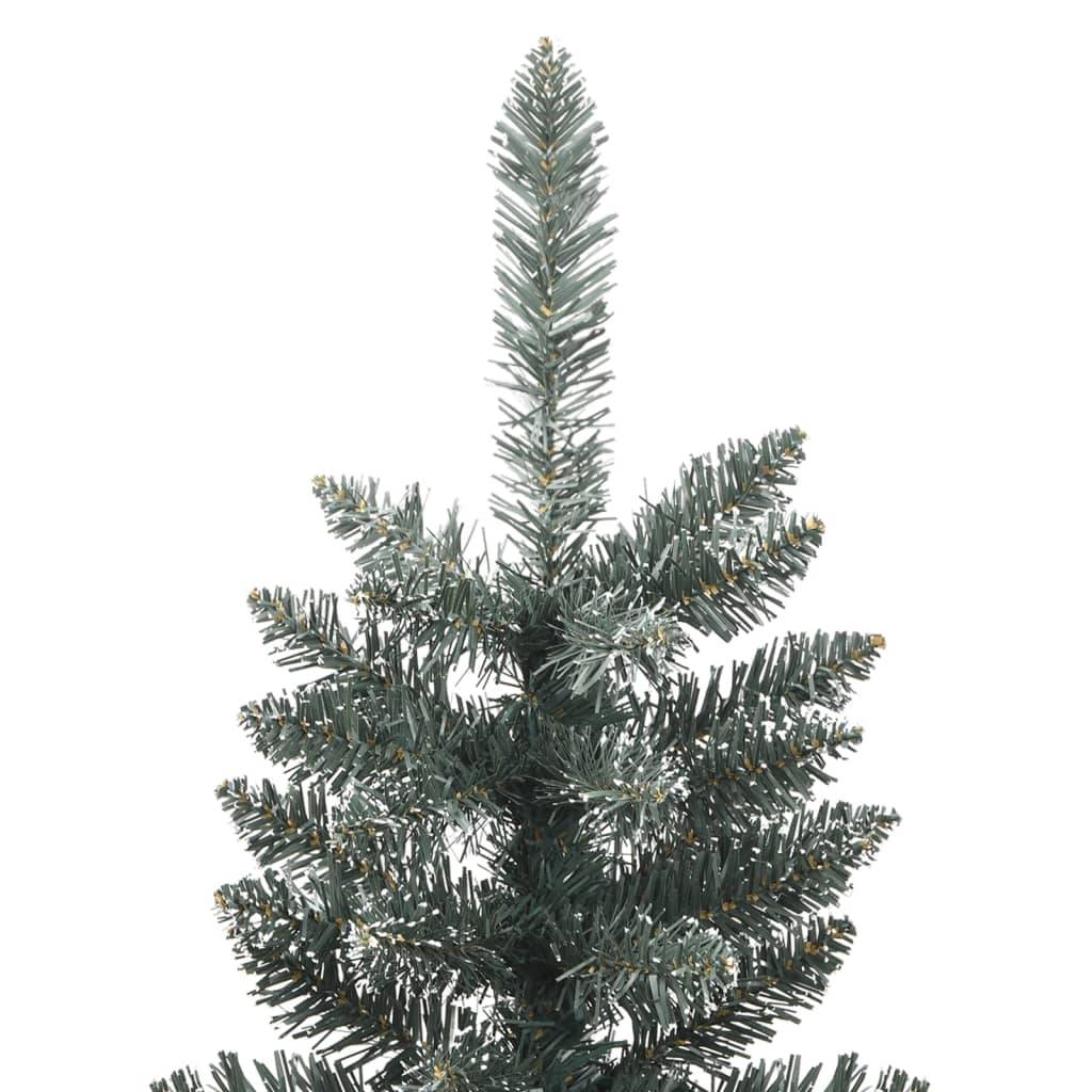 Sapin de Noël | Arbre de Noël artificiel mince avec support Vert 120 cm PVC Maison Chic - Image 3