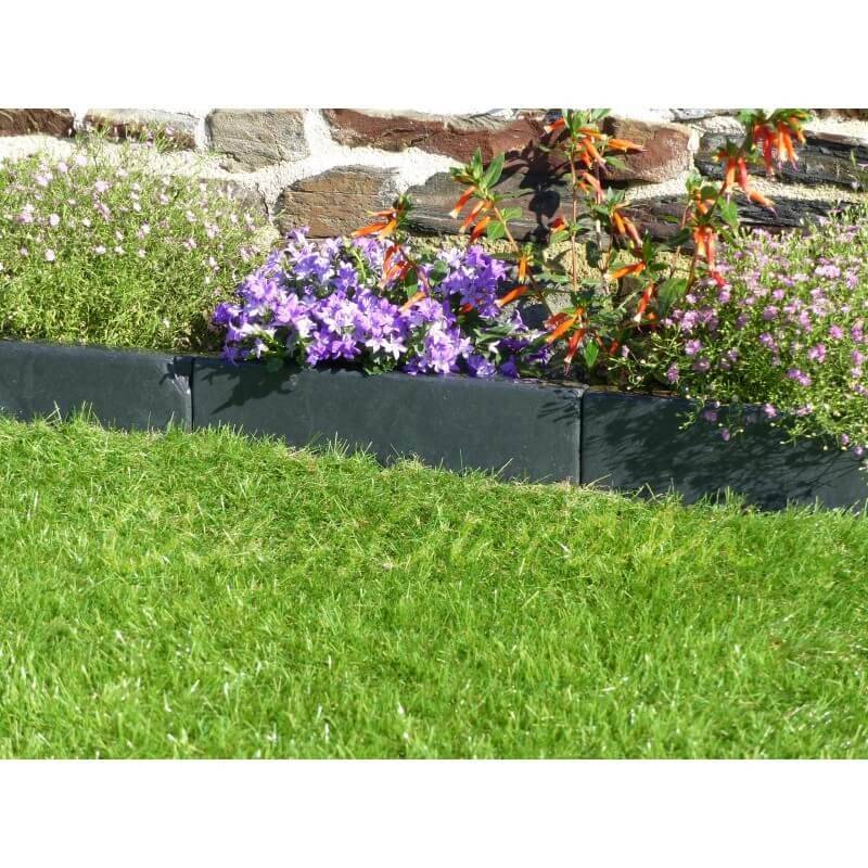 Bordure Ardoise Patinée 30 cm - Pack 5 pièces - 1,5 mètres - Image 5