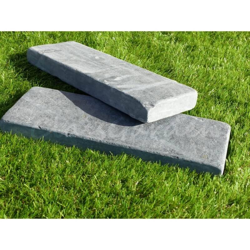 Bordure Ardoise Patinée 30 cm - Pack 5 pièces  - 1,5 mètres - Image 3