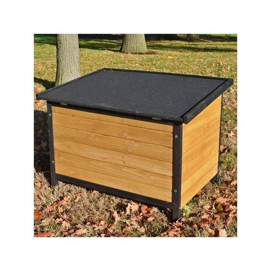 Niche Chien bois pin haute qualité avec toit pliant Carlo 226 XL 116 x 79x 82 cm - Image 5