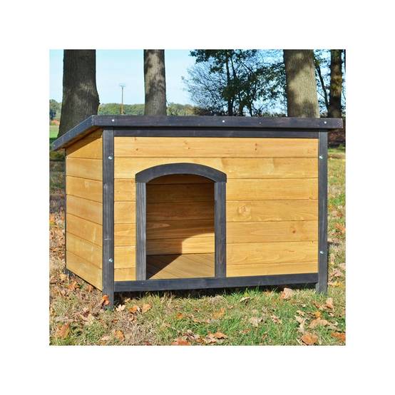 Niche Chien bois pin haute qualité avec toit pliant Carlo 226 XL 116 x 79x 82 cm - Image 4