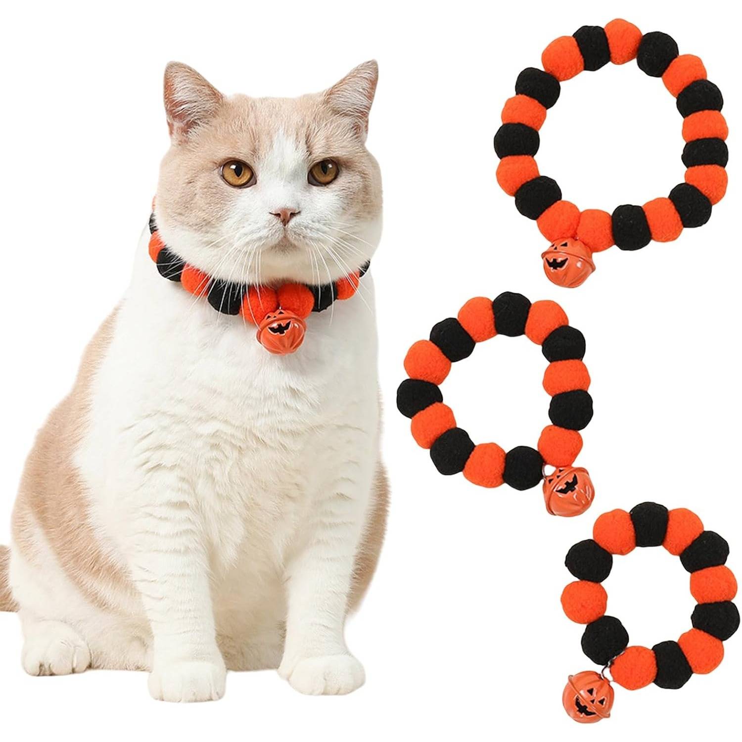 DtopbuyAge - Collier Citrouille pour Chats et Chiens M DtopbuyAge - Image 2