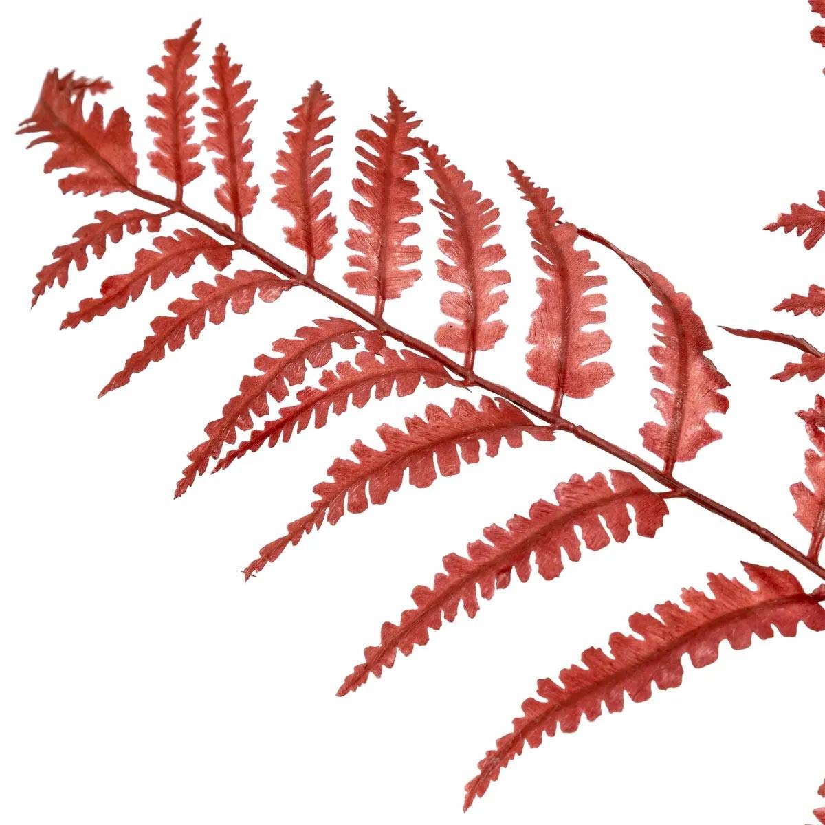 Tige Artificielle Fougère "James" 90cm Rouge - Image 2
