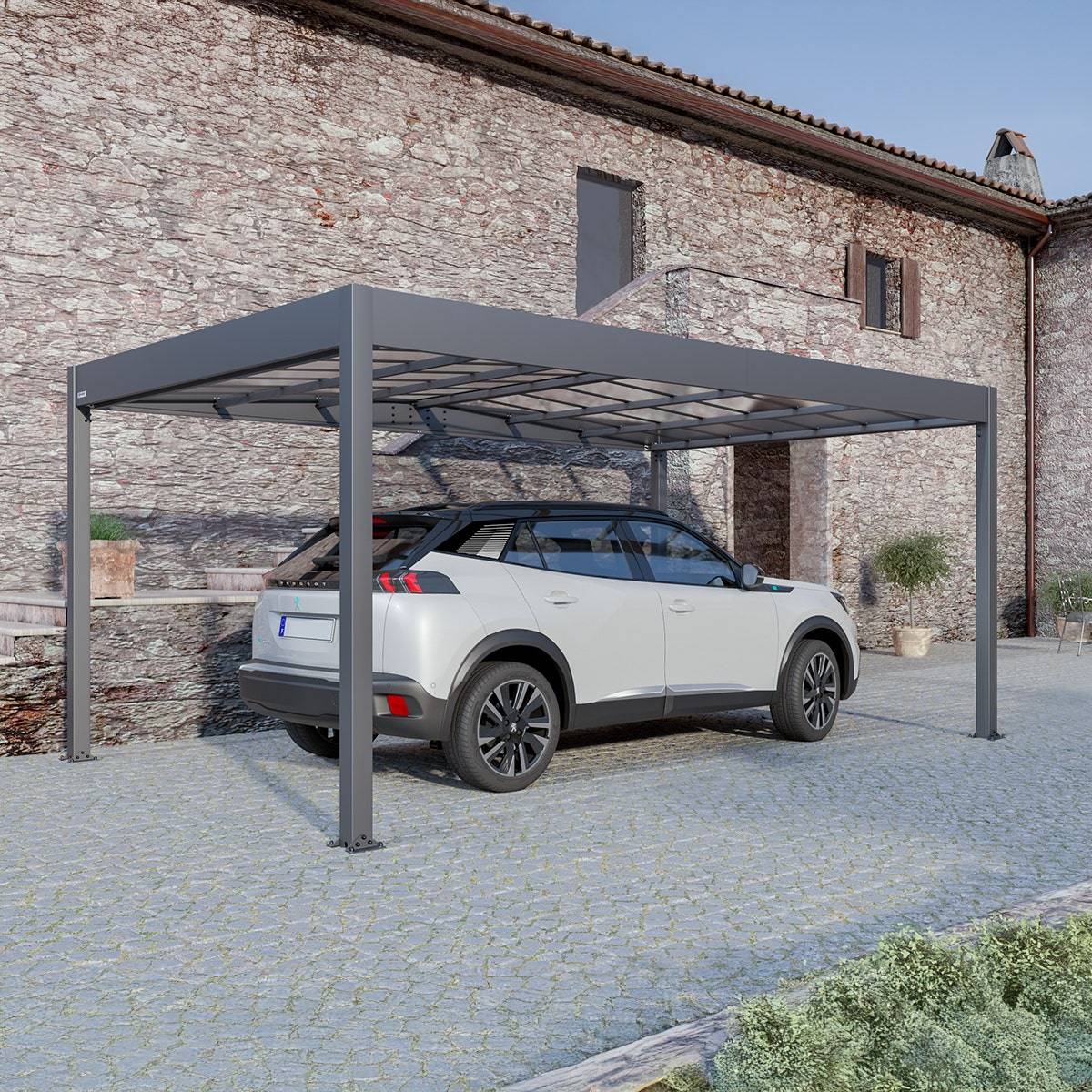 Trigano Jardin - Carport aluminium Trigano LIBECCIO 16 m² - Image 3