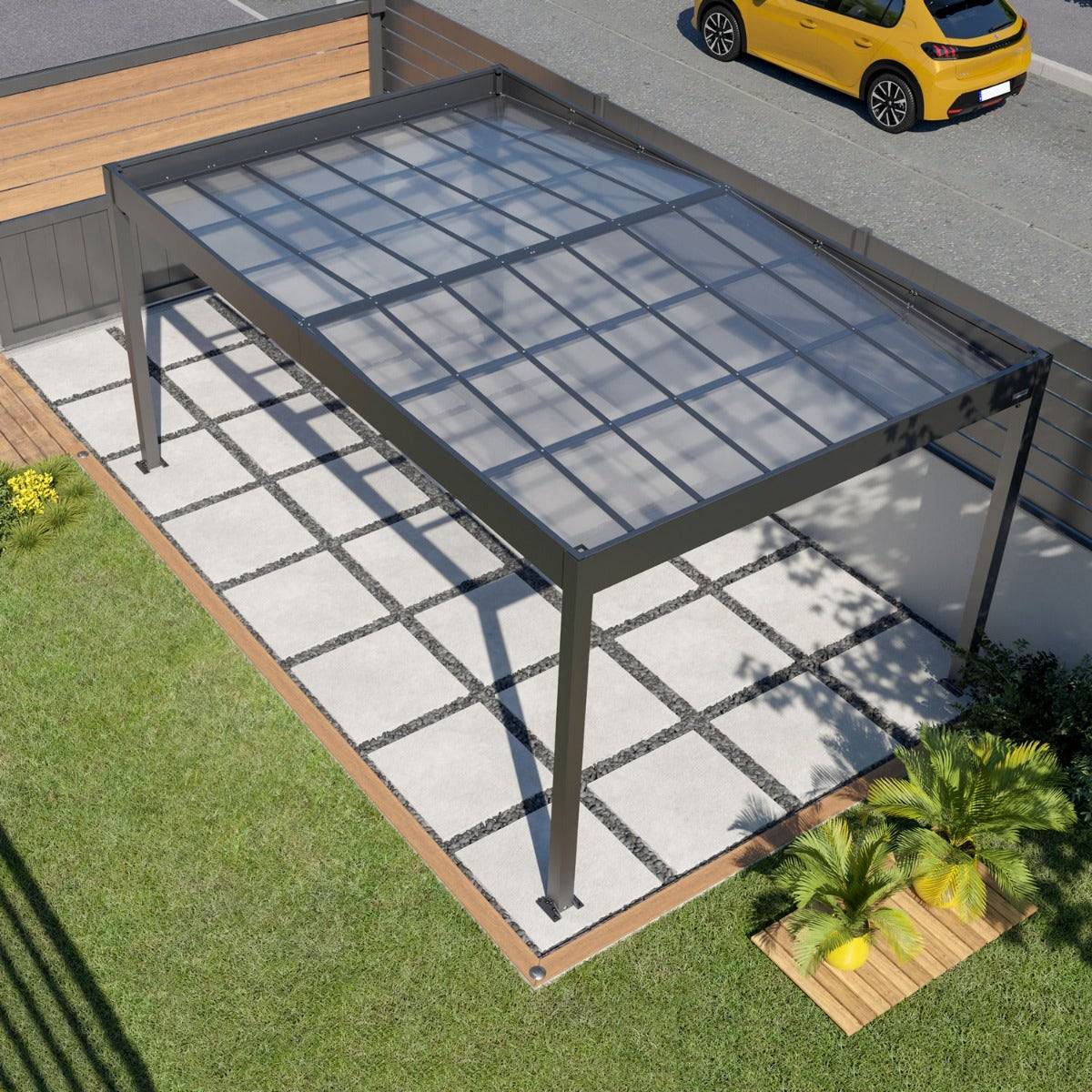 Trigano Jardin - Carport aluminium Trigano LIBECCIO 16 m² - Image 2