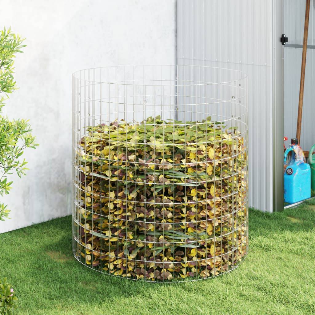 ComfortXL - Composteur jardin XXL acier galvanisé grande capacité Ø100x100 cm – ComfortXL Outdoor Living - Image 1