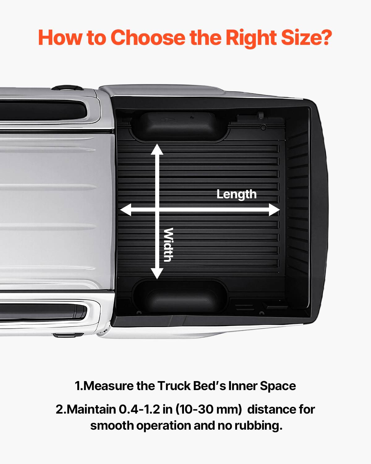 VEVOR Organiseur lit coulissant camion, 1600x1194 mm, charge 453,6 kg, noir. - Image 6