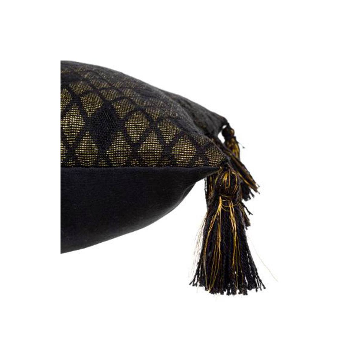 Housse de Coussin "Shine" 40x40cm Noir - Image 2