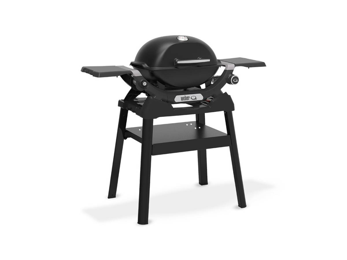 Weber - Barbecue à gaz Q 1200N noir avec pied + Housse + Rôtissoire + Spatule - Weber - Image 2