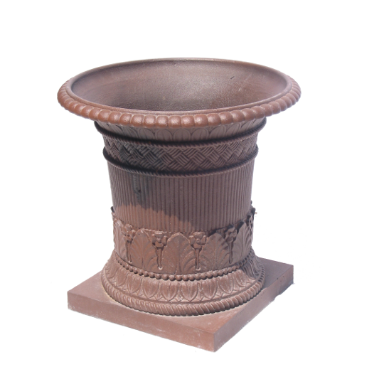 Vase Empire Brun Antique, Dommartin - Image 1
