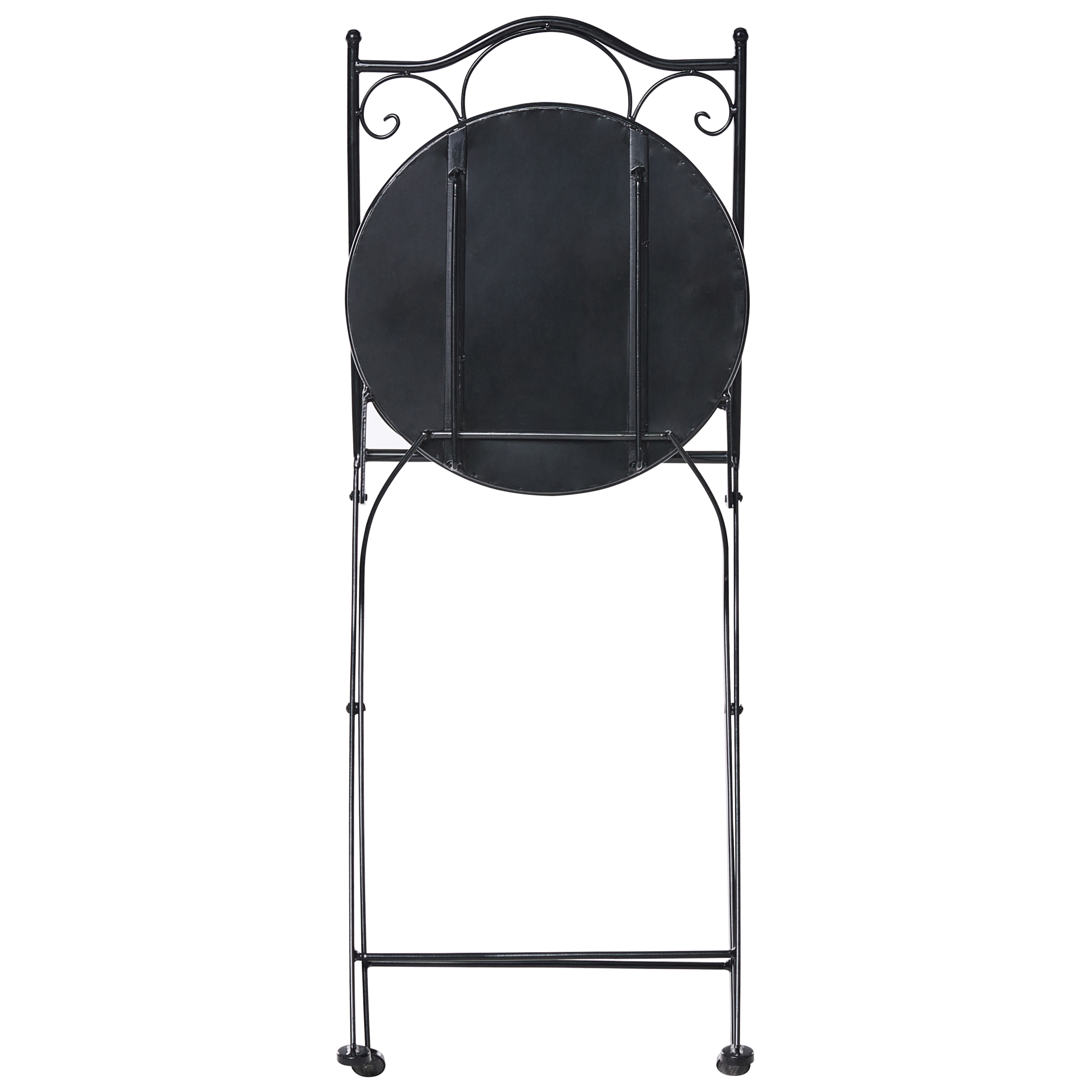 Beliani - Chaise de jardin Métal Blanc cassé COLLIO - 40x45x90- Beliani - Image 9