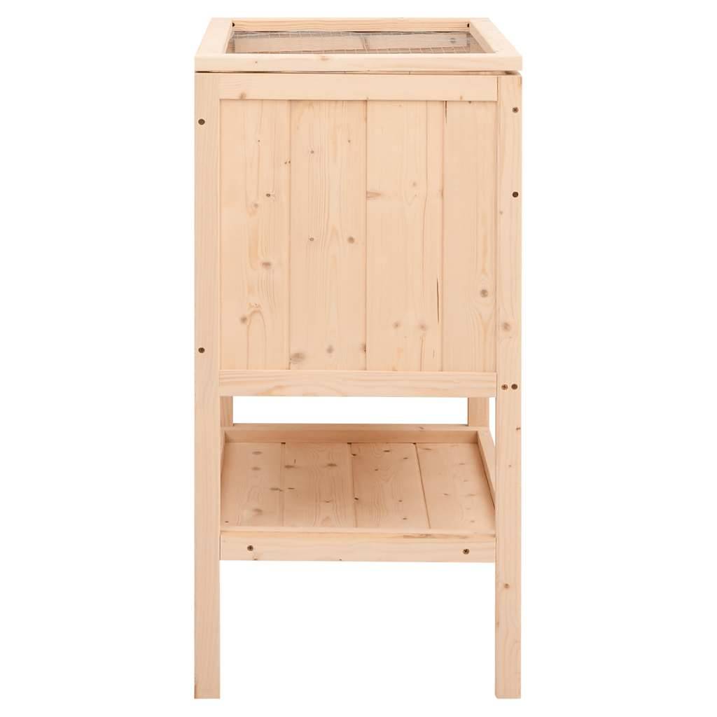 Vidaxl - Cage pour hamster 55x40x80 cm Bois massif Sapin vidaXL 172382 - Image 6