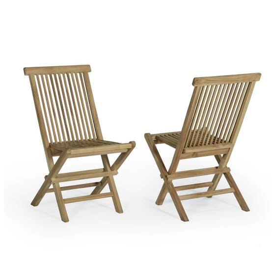 Salon de jardin teck massif Padang, 6 chaises - TECK'Attitude - Image 7