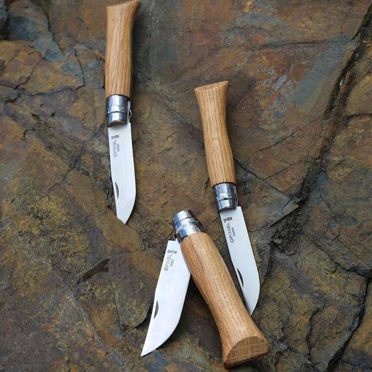 Opinel - Couteau n°8 en chêne avec lame inox 2021 - Image 3