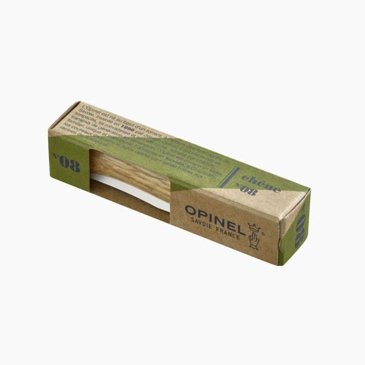 Opinel - Couteau n°8 en chêne avec lame inox 2021 - Image 2