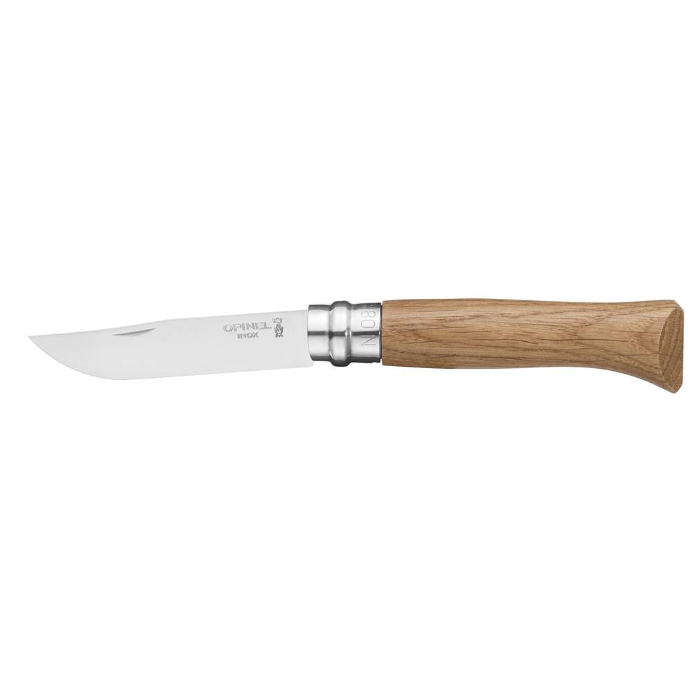 Opinel - Couteau n°8 en chêne avec lame inox 2021 - Image 1