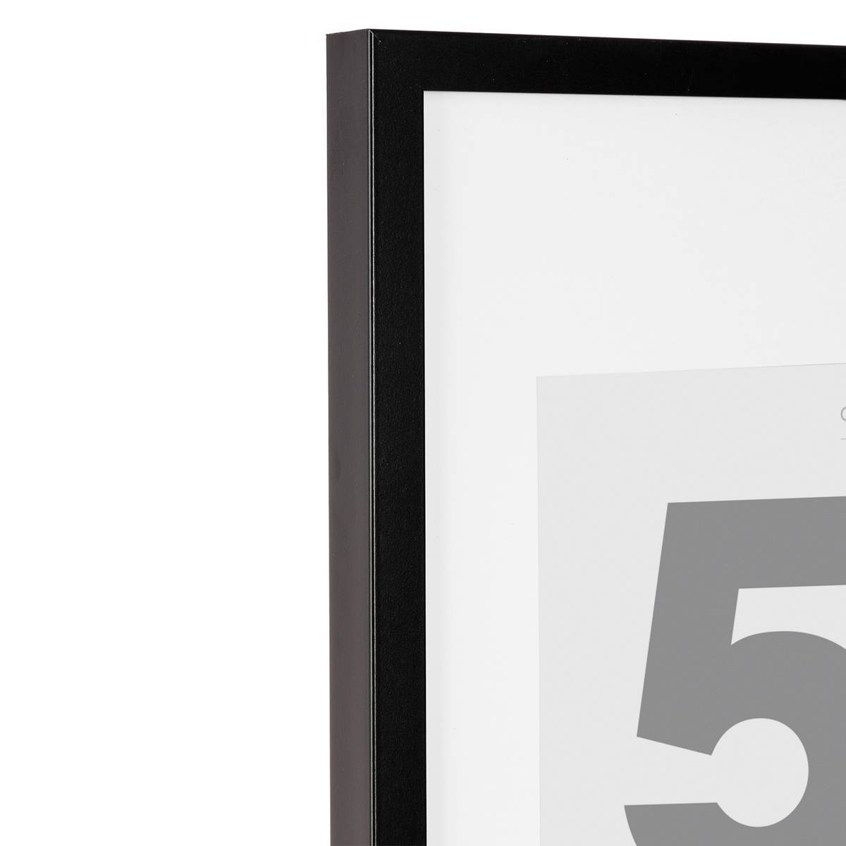 Atmosphera - Cadre photo bois "Eva" noir 50x70cm - Atmosphera Créateur d'intérieur - Image 4