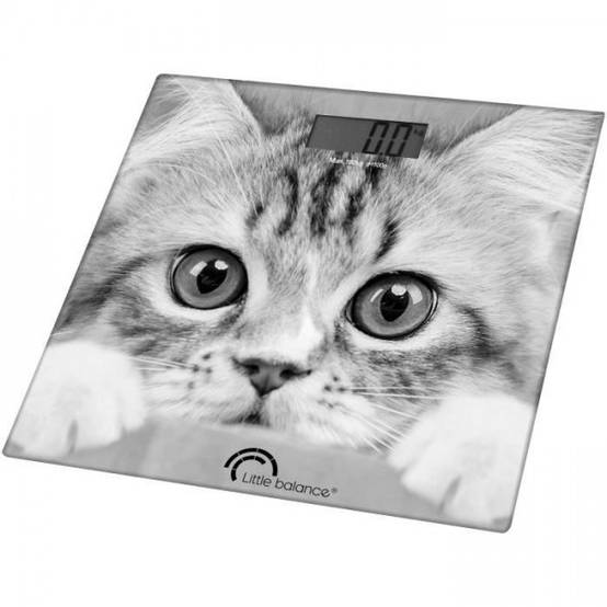 Balance - Pese Personne Pese personne électronique LITTLE BALANCE - design The Cat - 180kg 100g - Image 1