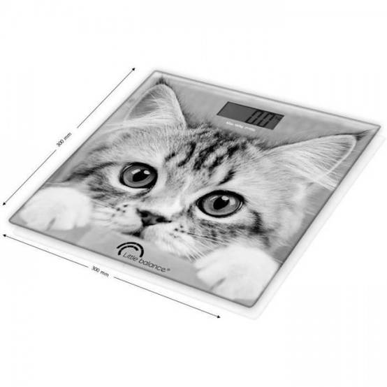 Balance - Pese Personne Pese personne électronique LITTLE BALANCE - design The Cat - 180kg 100g - Image 2