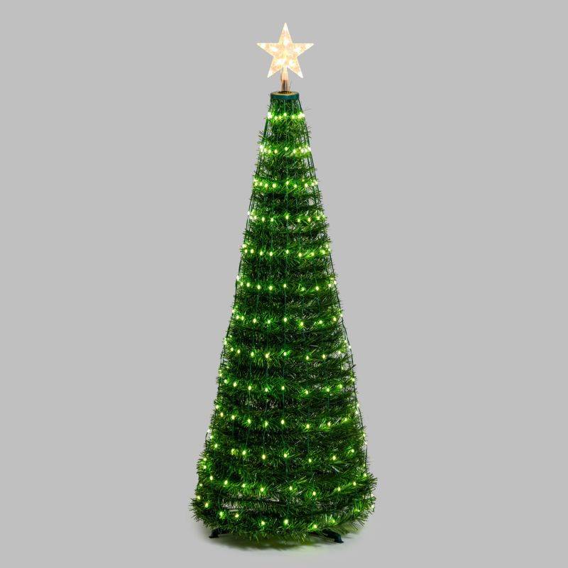 Lotti - Sapin lumineux conique animé H150cm 234 PixelLED RGB haute luminosité avec télécommande Lotti - Image 9