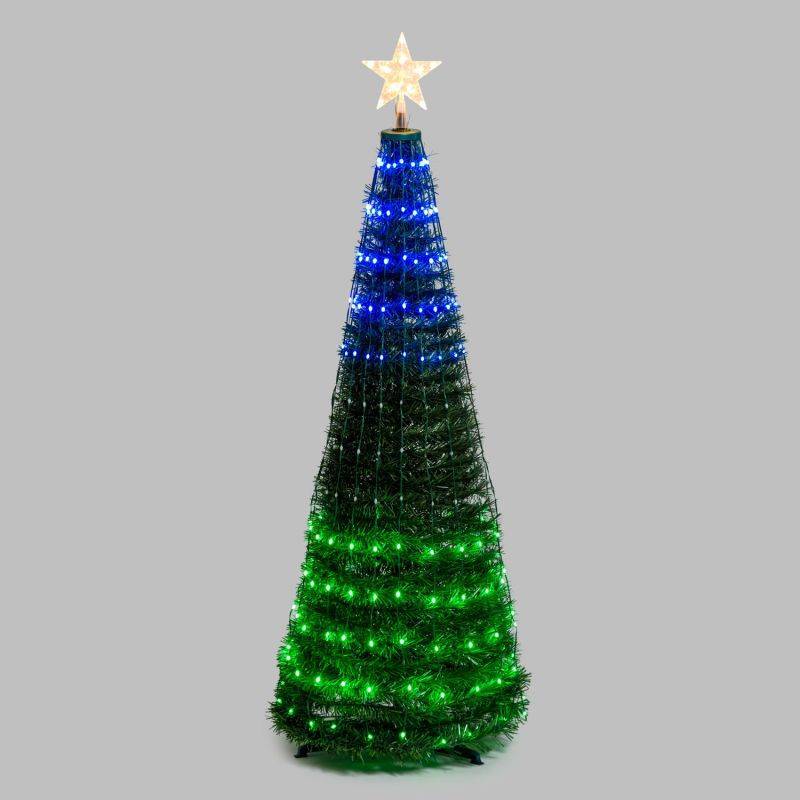 Lotti - Sapin lumineux conique animé H150cm 234 PixelLED RGB haute luminosité avec télécommande Lotti - Image 10