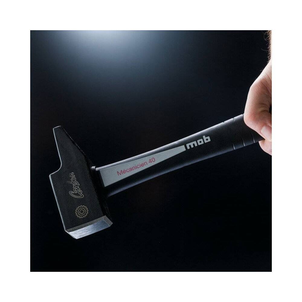 Marteau rivoir mécanicien manche carbon MOB - Image 2