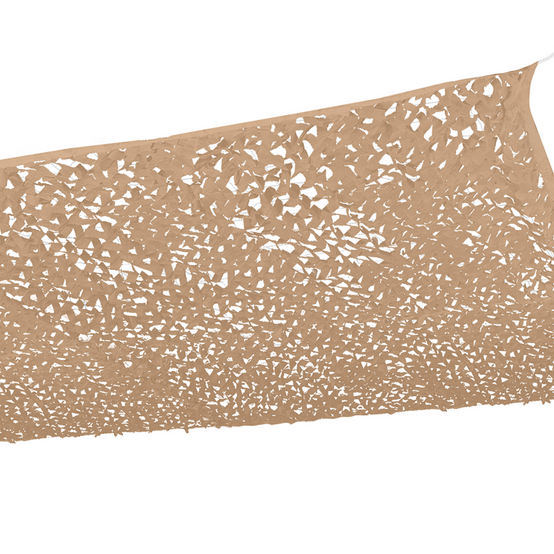 Voile d'ombrage rectangulaire design ombrière camouflage 3x4 M sable - Image 2