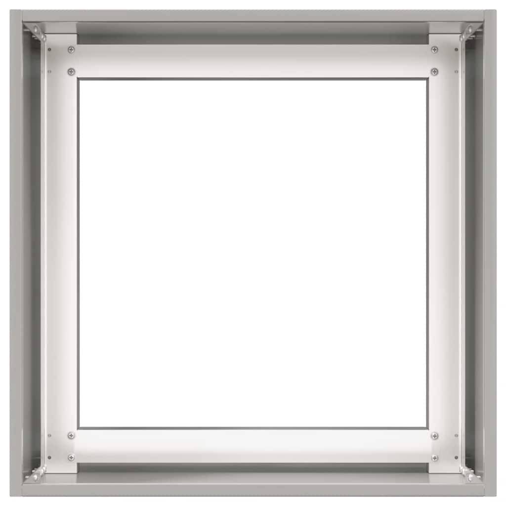 Jardinière acier inoxydable 40 x 40 x 40 cm - PANGIVO - Image 5
