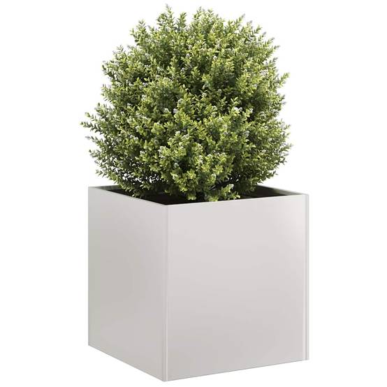 Jardinière acier inoxydable 40 x 40 x 40 cm - PANGIVO - Image 1