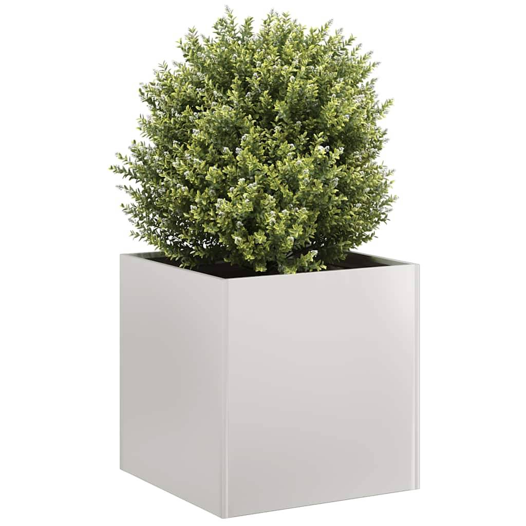Jardinière acier inoxydable 40 x 40 x 40 cm - PANGIVO - Image 1