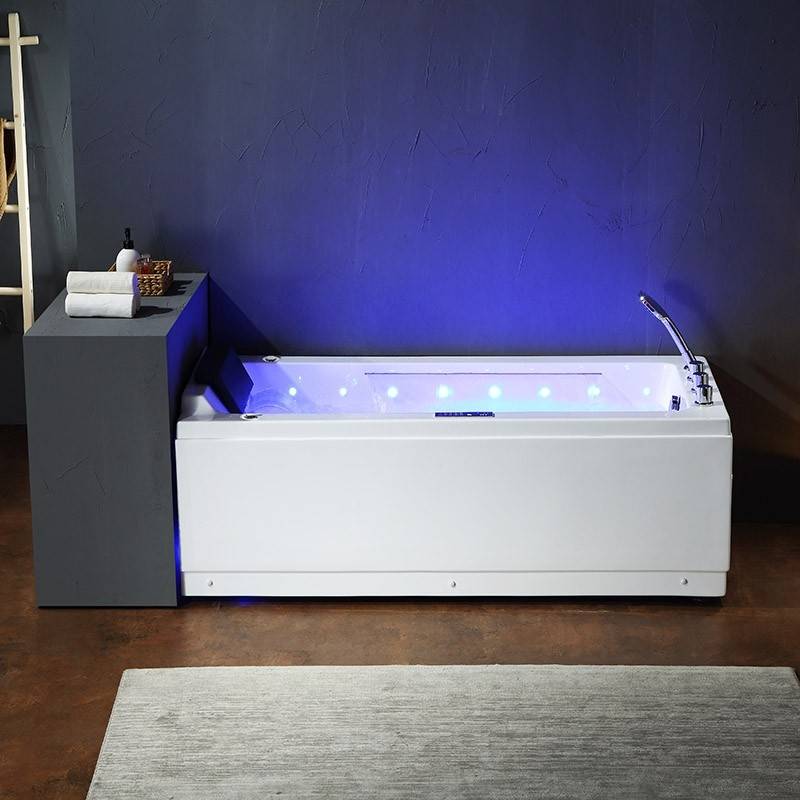 Baignoire balneo LORD SOLO BLANC 1 place ARCHIPEL® 170x75 - DROITE - Image 7