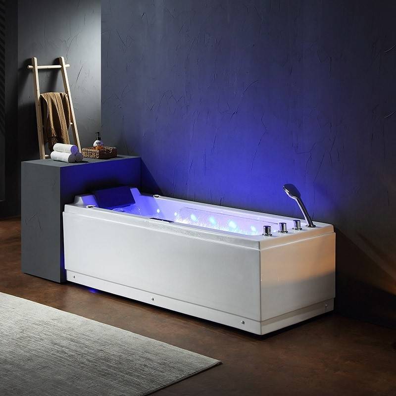 Baignoire balneo LORD SOLO BLANC 1 place ARCHIPEL® 170x75 - DROITE - Image 5