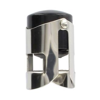 FBBULES Lot De 6 Bouchons De Bouteille De Vin Réutilisables En Métal Argent - Conservation Fraîcheur