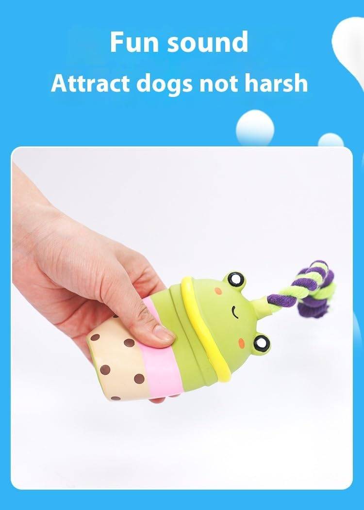Jouet "Tigre Bubble Tea" pour Chien - Résistant & Amusant-Living123 - Image 6