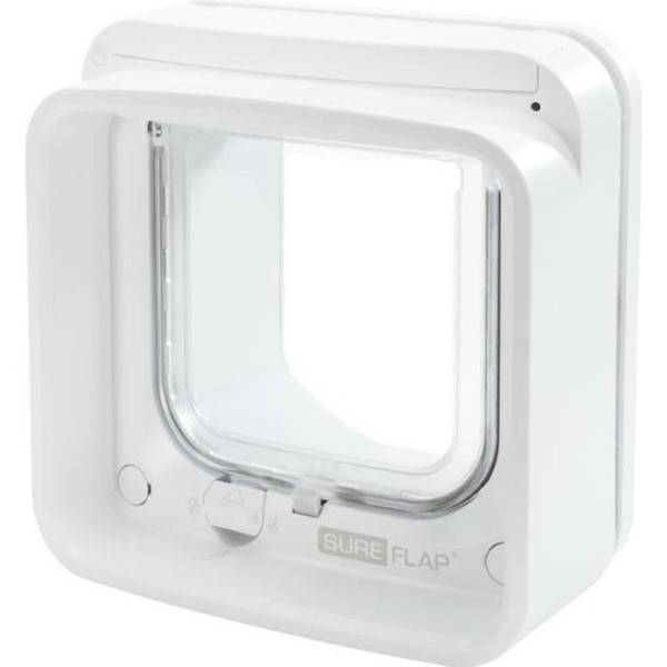 SUREFLAP - SUREFLAP Chatiere a Puce électronique Connecté - Blanc - 142 mm x 120 mm (Livré sans le Hub)