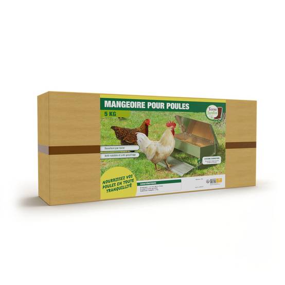 Mangeoire pour poules à pédale - 5kg - Image 6