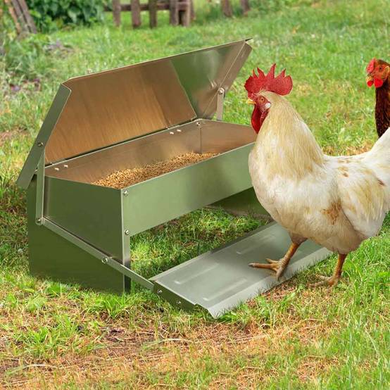 Mangeoire pour poules à pédale - 5kg - Image 2