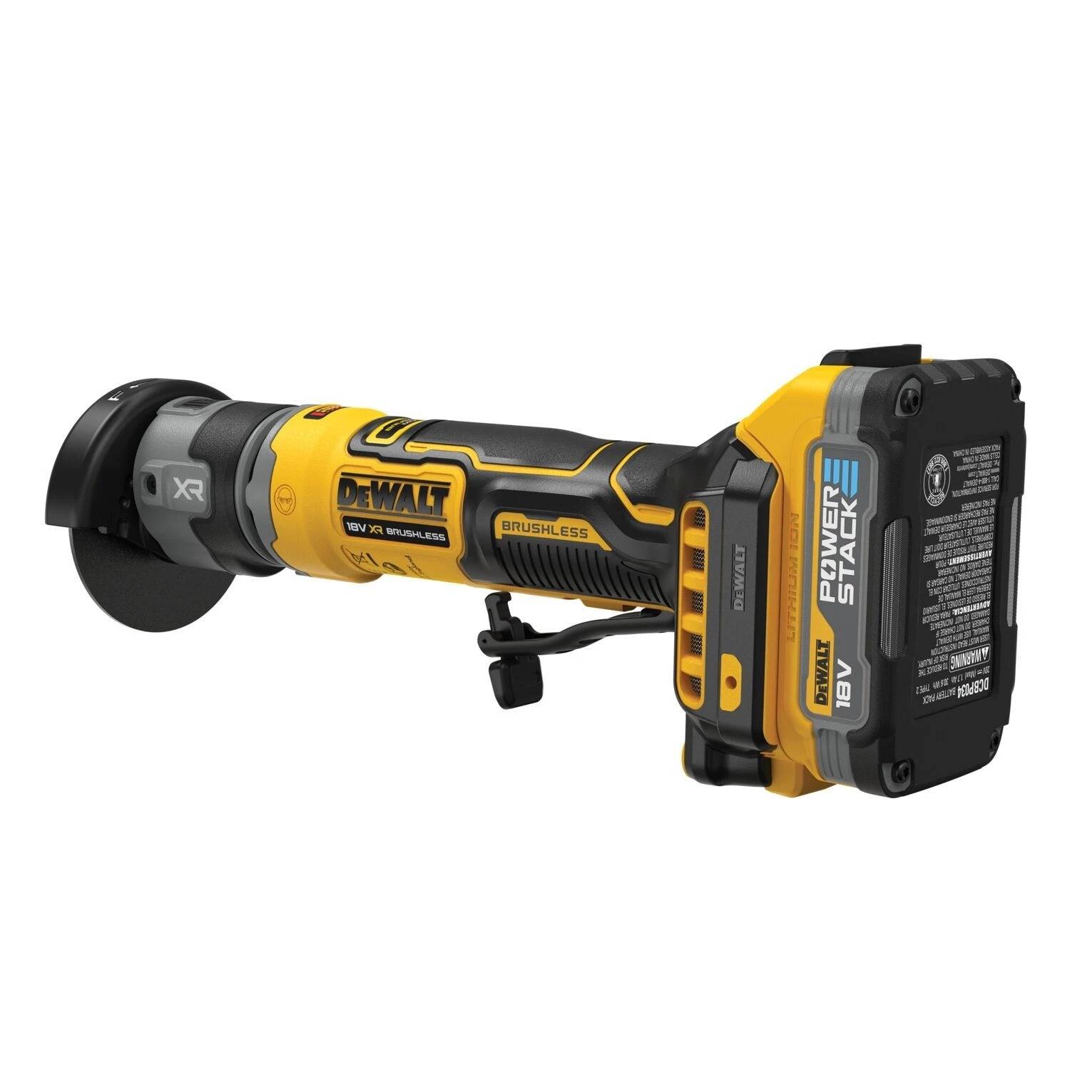 Dewalt - Meuleuse compacte 76 mm XR 18V 1.7ah li-ion brushless powerstack - DEWALT - DCG430E2T-QW - Image 2