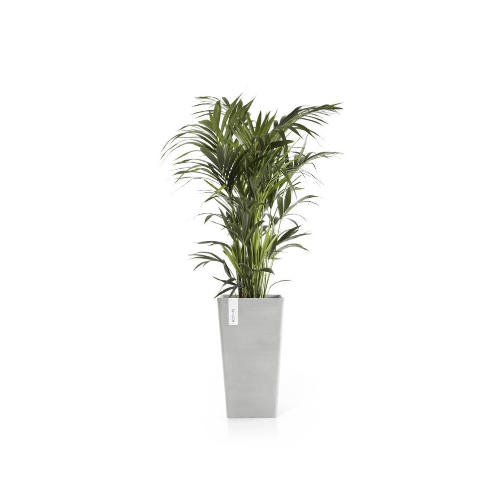 Ecopots - Pot Haut Rotterdam 56 Blanc Gris - 31 x 31 x H. 56 cm - 36,2 L ECOPOTS - Image 2