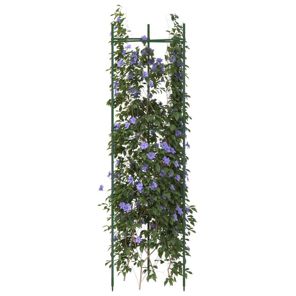 ComfortXL - Lot de 4 Tuteurs Tomates Acier Support de Croissance Réglable pour Potager Serre Vert 116 cm – ComfortXL Outdoor Living