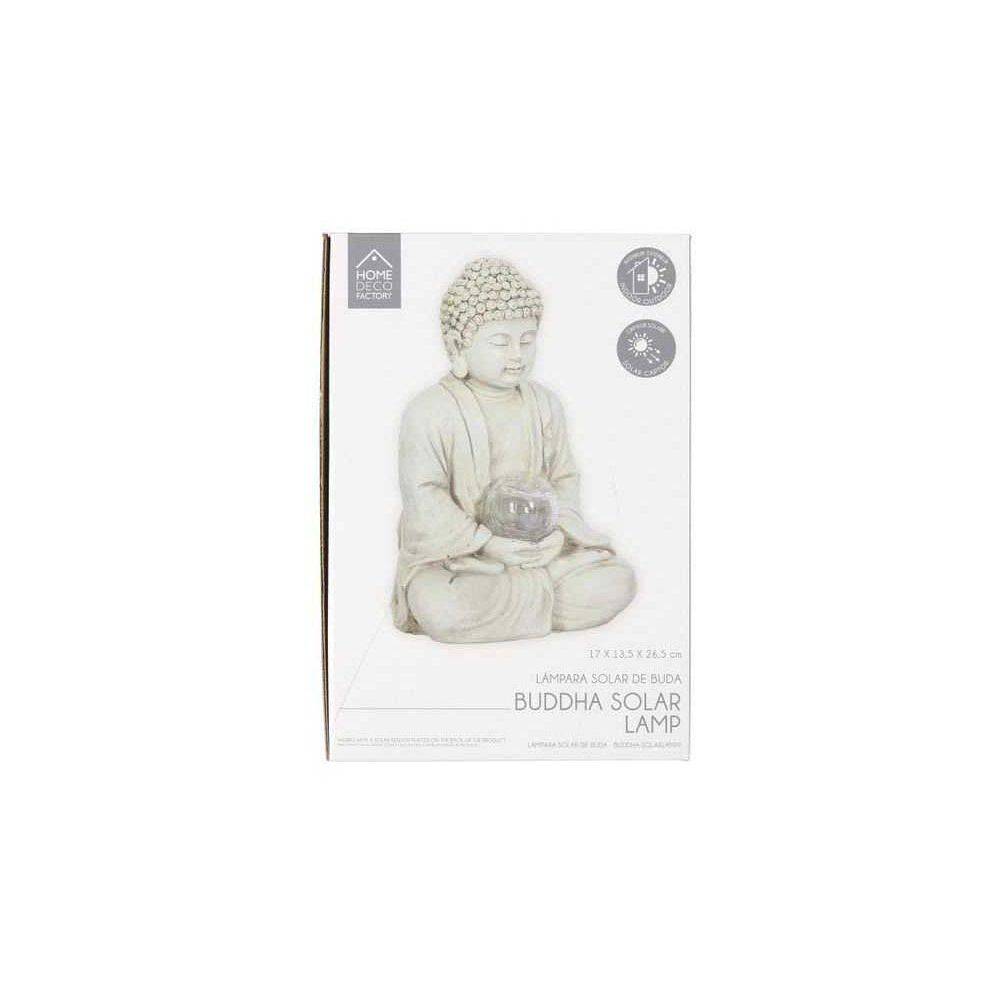 The Home Deco Factory - Lampe solaire en résine Bouddha - Image 3