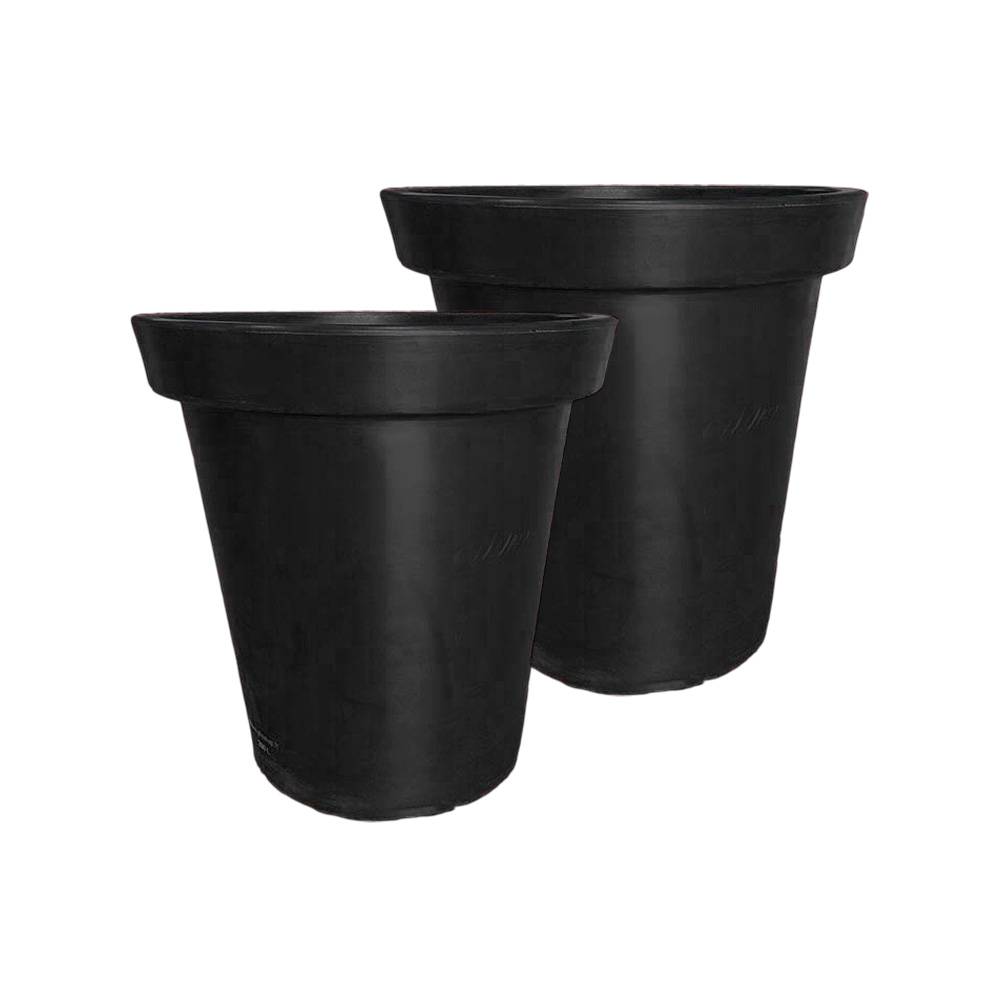 Plast'Up Rotomoulage - Pot de fleurs rond xxl delight 420l- lot de 2 - plast'up rotomoulage - Image 1