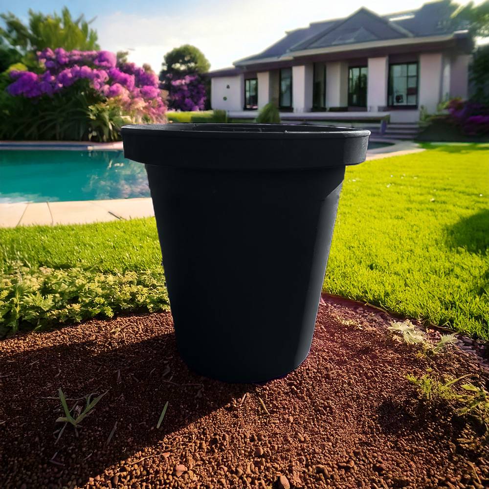 Plast'Up Rotomoulage - Pot de fleurs rond xxl delight 420l- lot de 2 - plast'up rotomoulage - Image 2