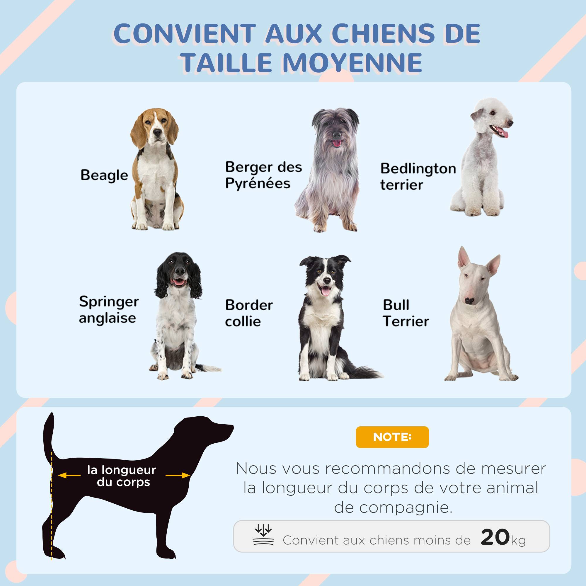 Niche extérieure bois massif pour chien abri surélevé plancher amovible 75x88x82cm gris - ComfortXL Outdoor Living - Image 6