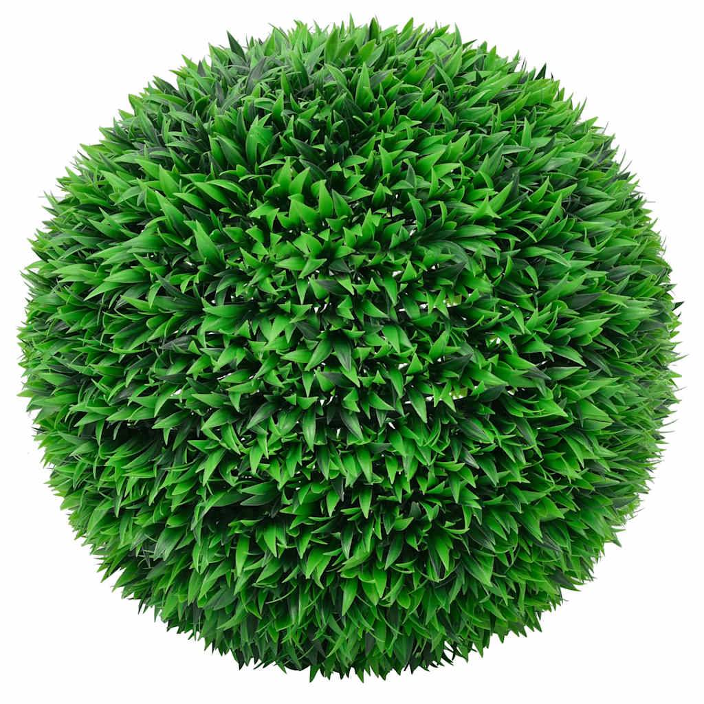 Boules de buis artificielles polyéthylène vert 55 x 55 x 55 cm - PANGIVO - Image 2